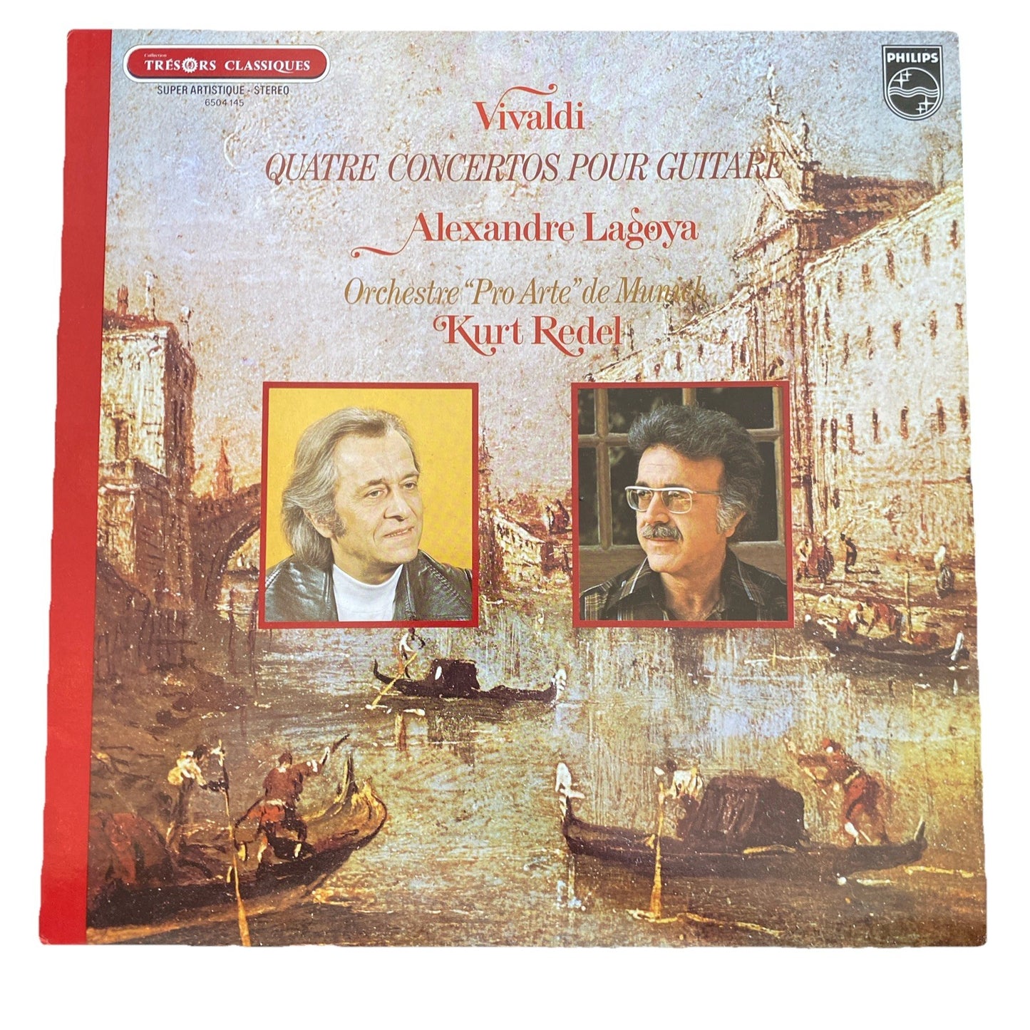 Vinyle 33T Vivaldi concertos guitare Lagoya Kurt Redel Philips