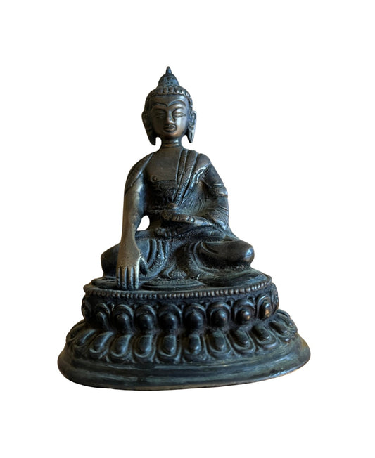 Statuette bouddha en bronze