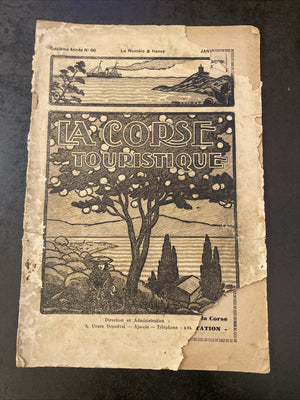 Revue ancienne “La Corse Touristique” – Ajaccio – années 1920/30 (n°88)
