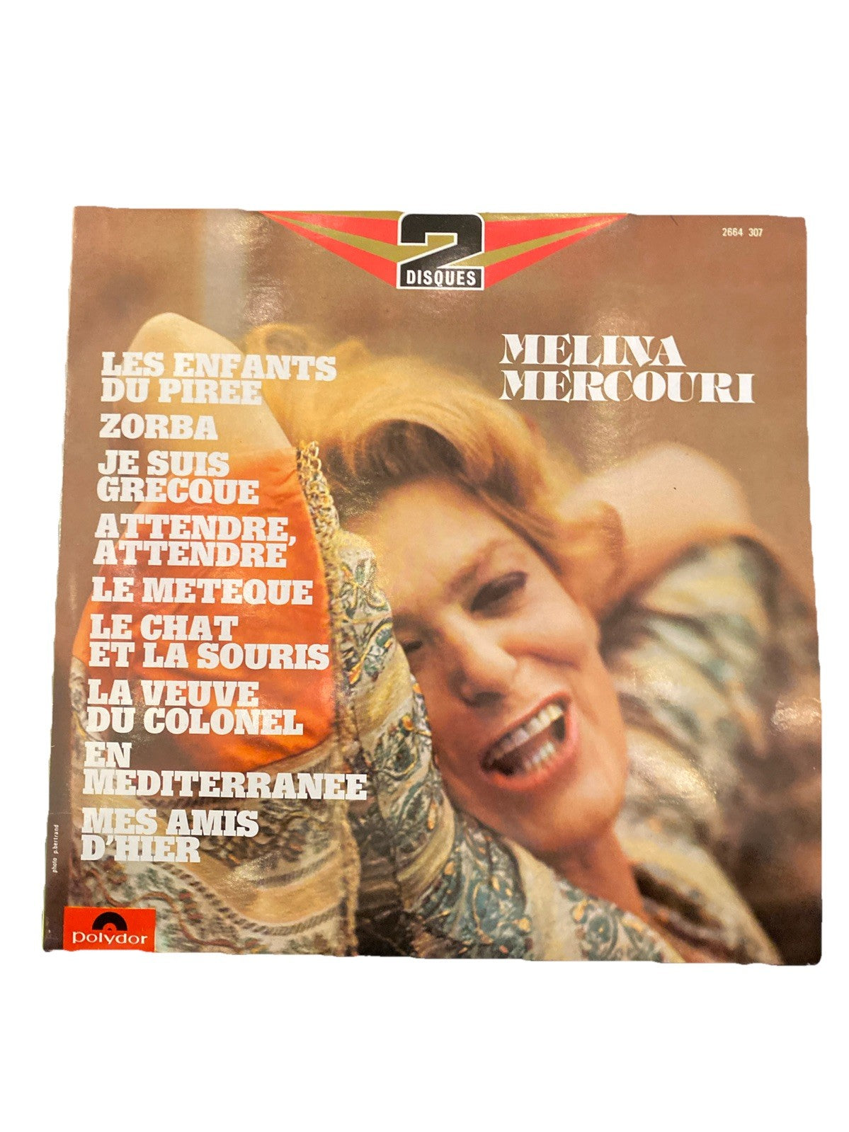 Vinyle Melina Mercouri – Les Enfants du Pirée (Polydor, 2 Disques)