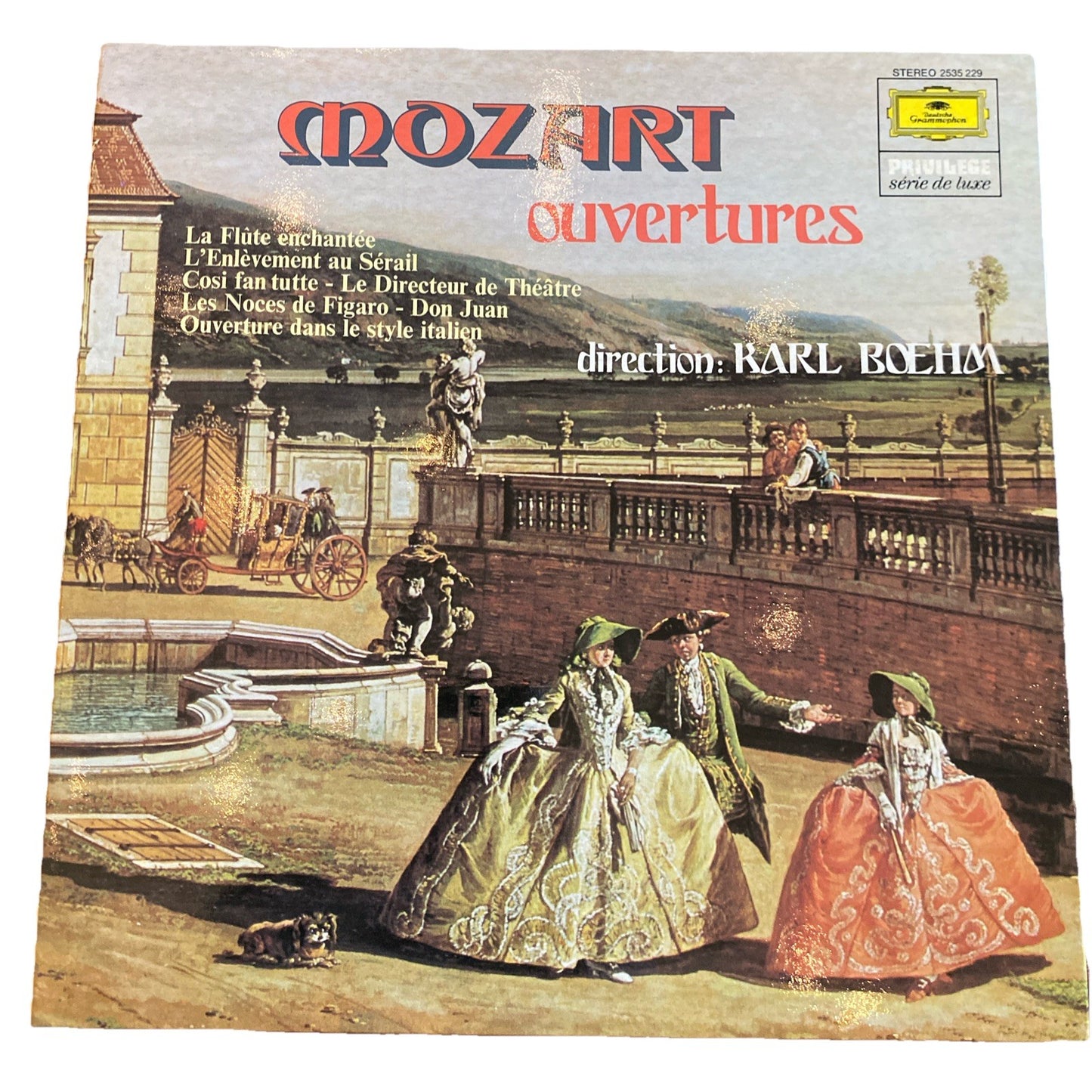 Vinyle LP Mozart Overtures Karl Böhm Deutsche Grammophon