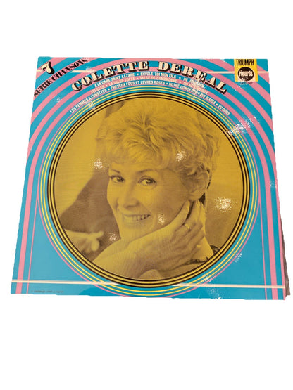 Vinyle Colette Deréal – 7 Sérénades Chansons (Triumph Records)