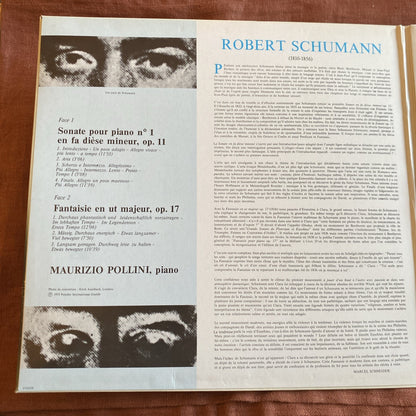 Vinyle LP Schumann Pollini Fantaisie Sonate Deutsche Grammophon