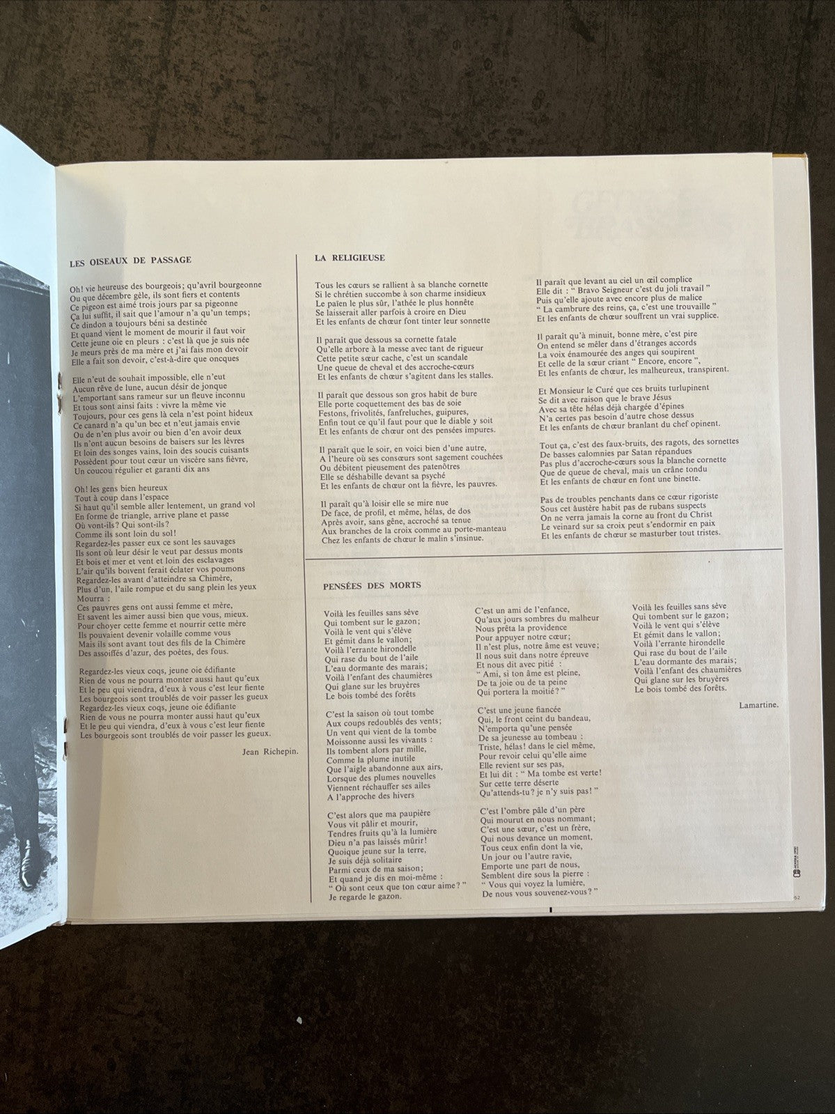 Georges Brassens La Religieuse LP Vinyle Philips Volume 10