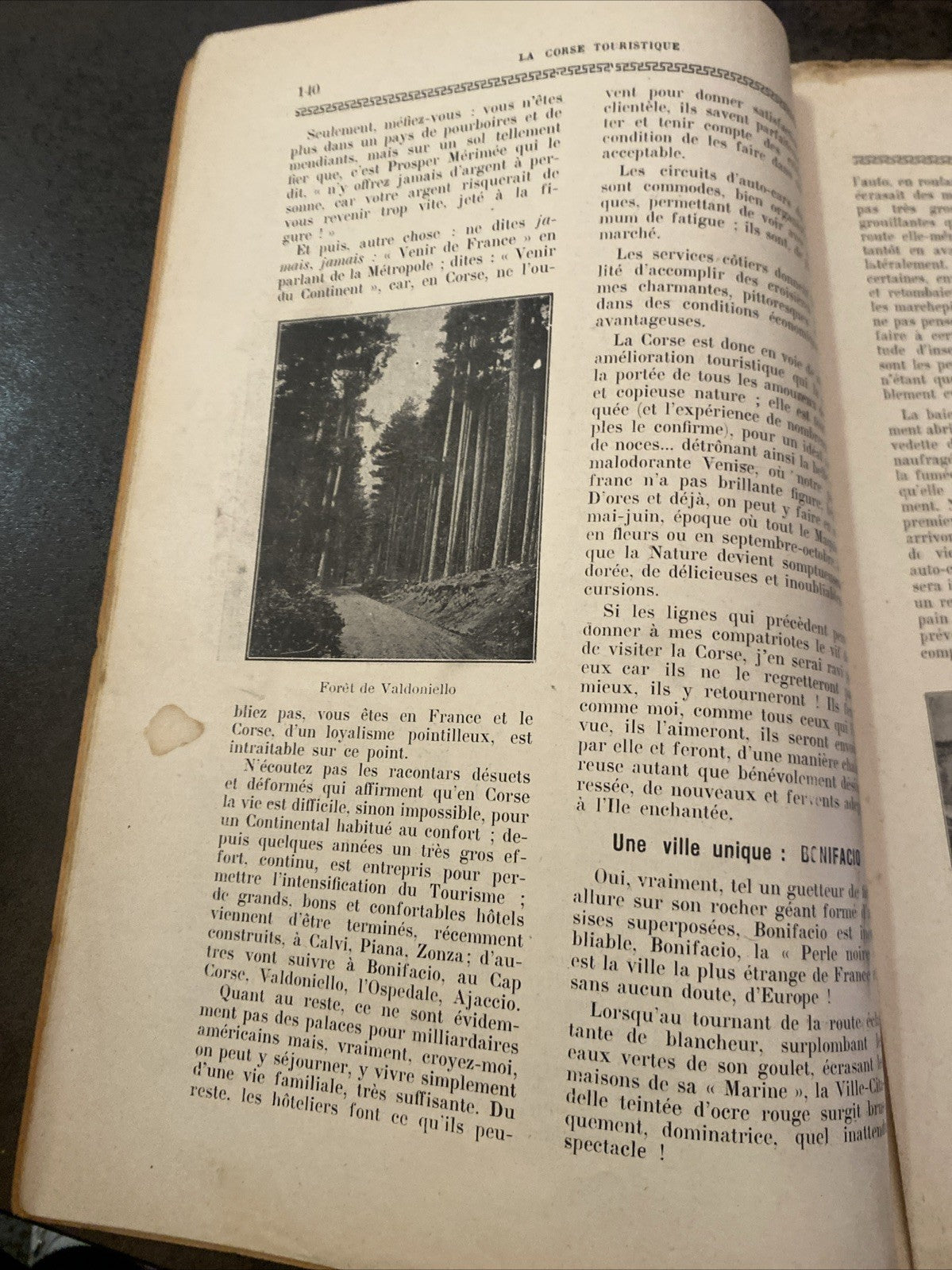 Revue ancienne “La Corse Touristique” – Juin 1929 – couverture illustrée