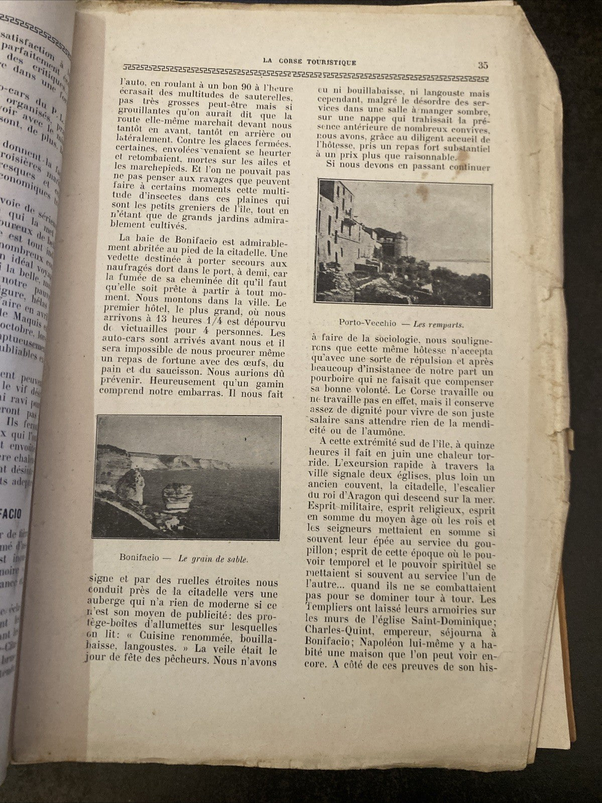 Revue ancienne “La Corse Touristique” – Juin 1929 – couverture illustrée