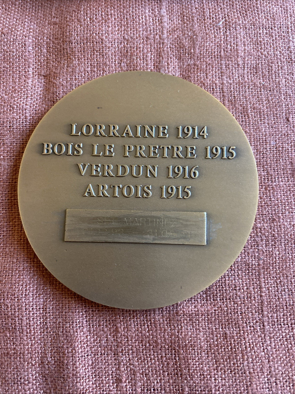 Médaille commémorative du 10e Régiment du Génie (armée française)