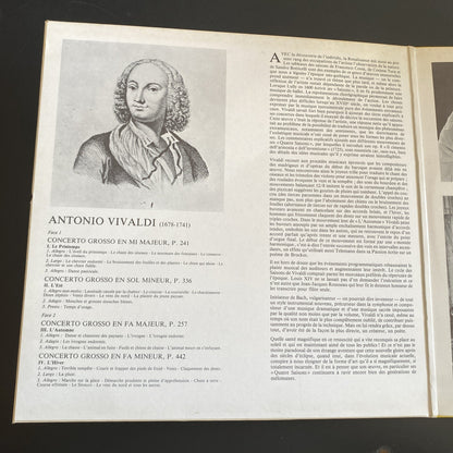 Vinyle 33T Vivaldi Les 4 saisons Paul Kuentz Deutsche Grammophon