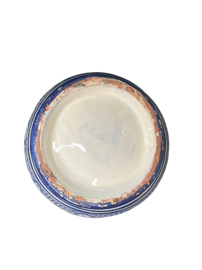 Vase marocain bleu blanc