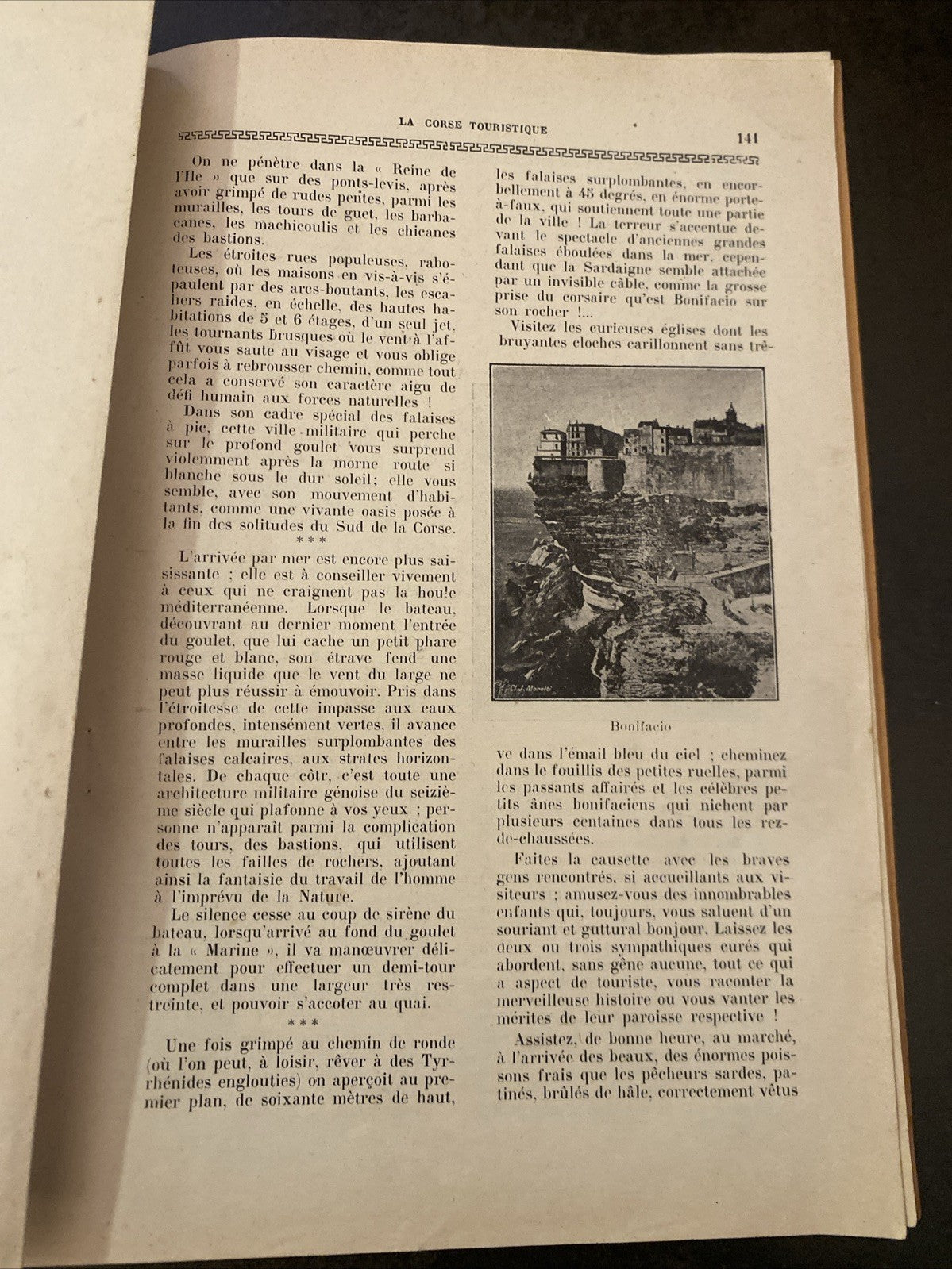 Revue ancienne “La Corse Touristique” – Juin 1929 – couverture illustrée