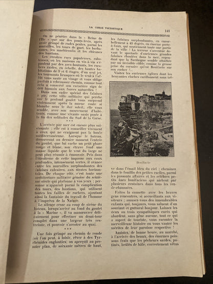 Revue ancienne “La Corse Touristique” – Juin 1929 – couverture illustrée