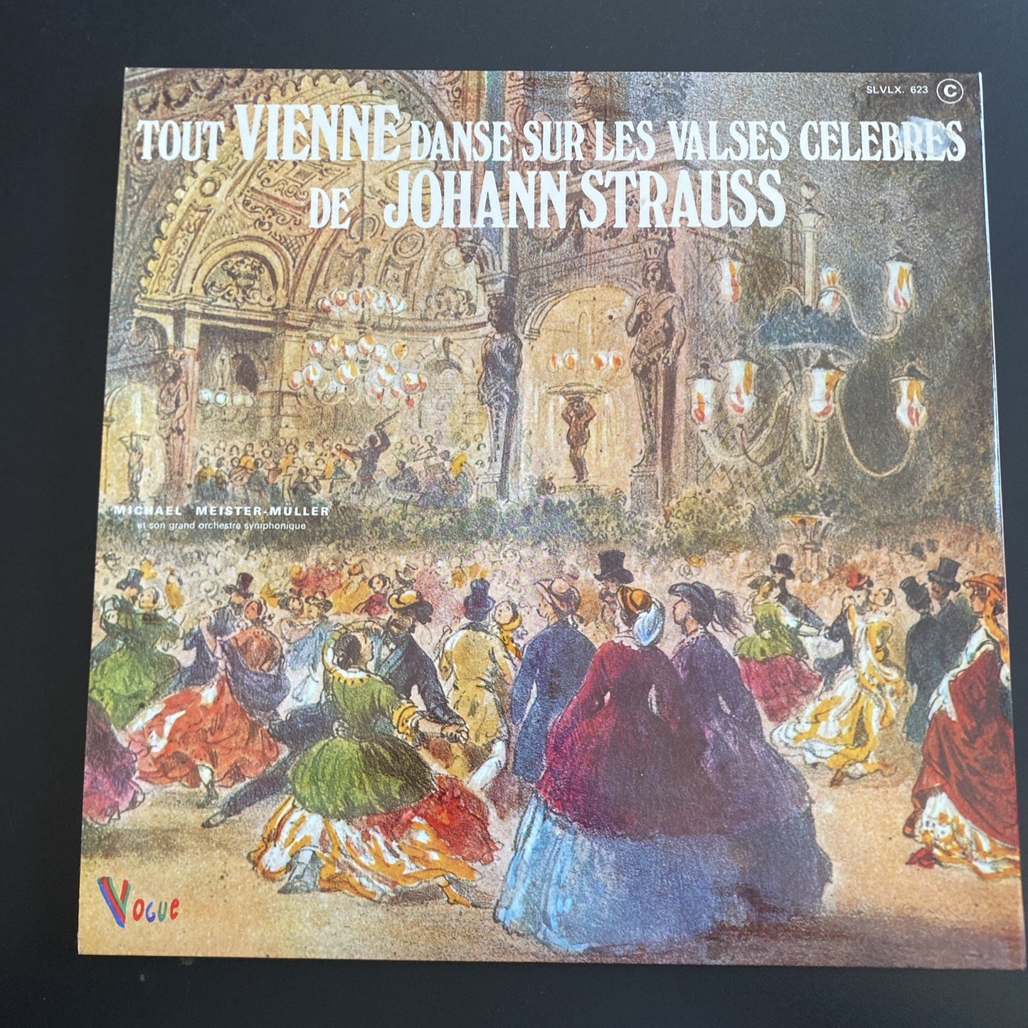 Vinyle 33T Johann Strauss valses célèbres Tout Vienne danse