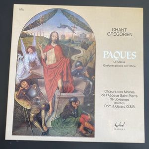Vinyle 33T Chant grégorien Pâques Abbaye Solesmes