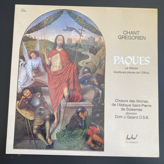 Vinyle 33T Chant grégorien Pâques Abbaye Solesmes