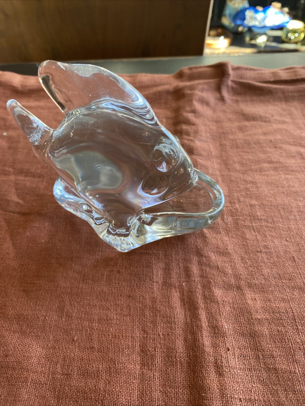 Vide Poche En Cristal Claire Forme De Poisson