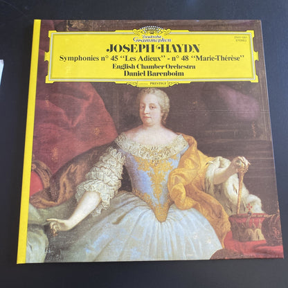 Vinyle 33T Haydn symphonies Barenboim Deutsche Grammophon