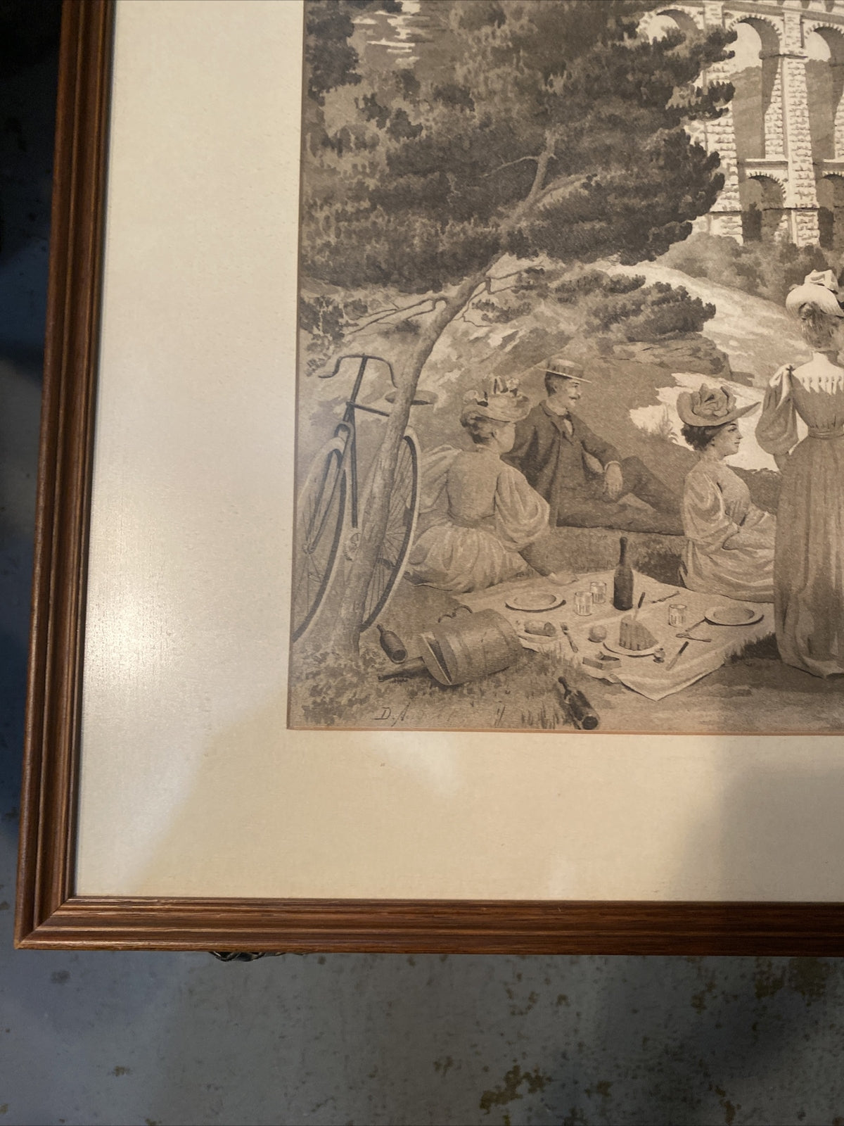 AQUEDUC DE ROQUEFAVOUR LITHOGRAPHIE XIX ème Siècle