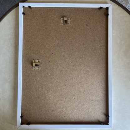 peinture aquarelle Bouquet De Fleurs Signé Sampieri Avec Encadrement