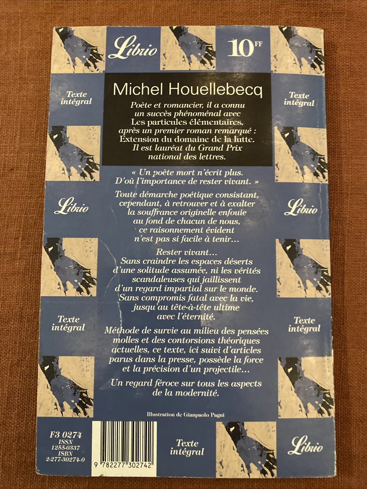 Rester vivant - Michel Houellebecq - 1999 - livre