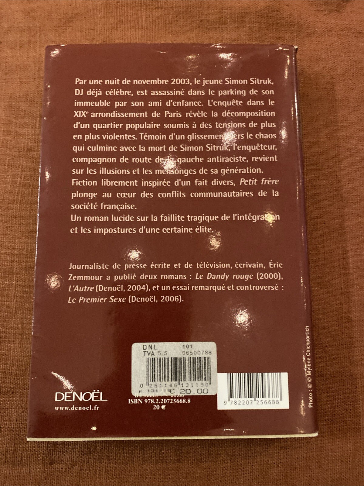 Petit frere de Eric Zemmour - livre -