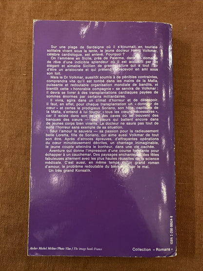 Livre roman Konsalik : La clinique des coeurs perdus, Presses de la cité