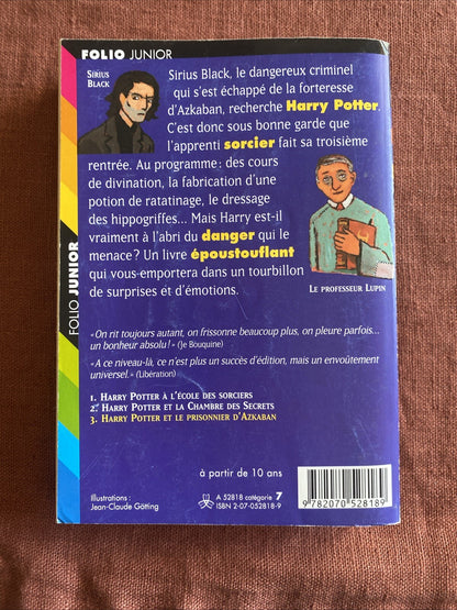 GALLIMARD FOLIO JUNIOR Livre Poche 1999 HARRY POTTER ET LE PRISONNIER D’AZKABAN