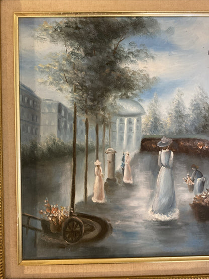 Tableau Ancien Huile Sur Toile Signé  Andersen