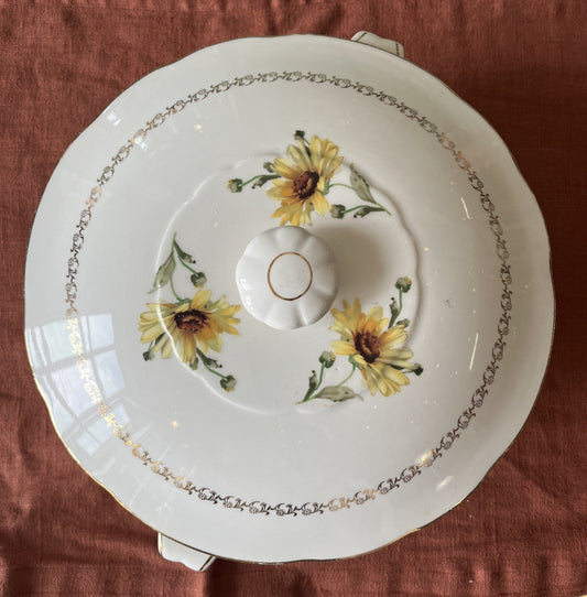Ancienne Soupière En Porcelaine Gien Marguerites