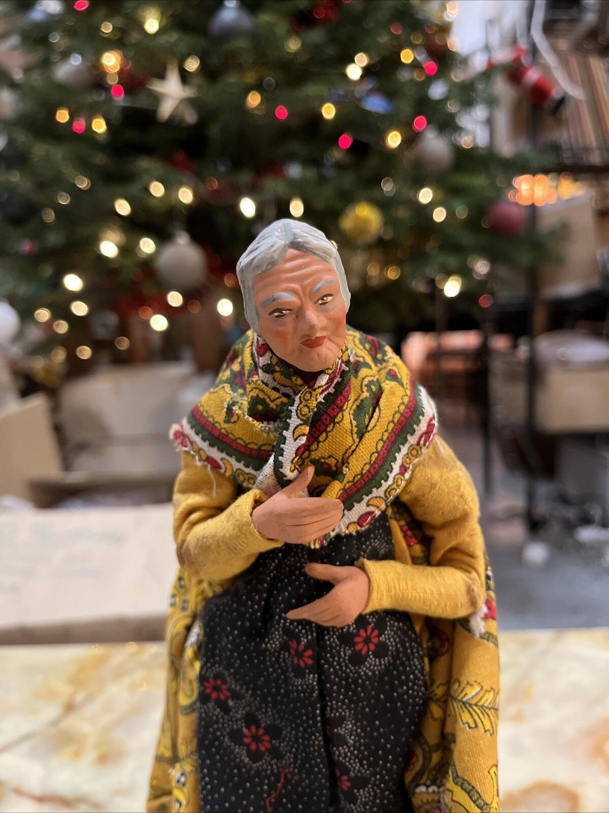 Santon Provençal Femme Âgée