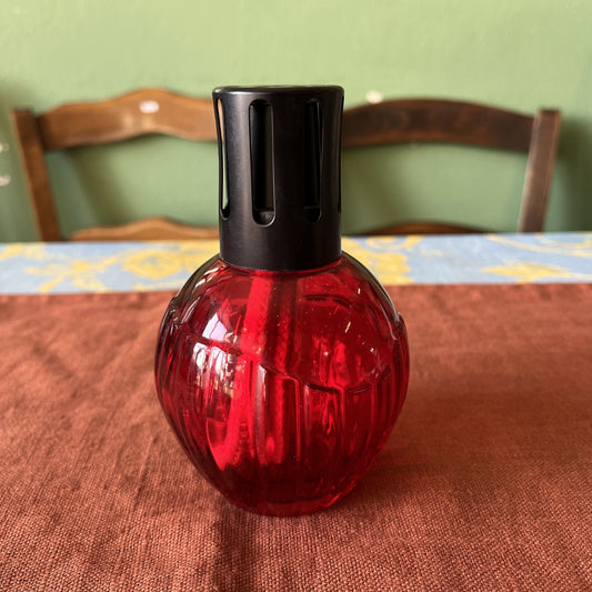 Lampe Berger France Rouge En Verre