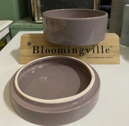 Boîte De Rangement En Céramique Bloomingville Violette