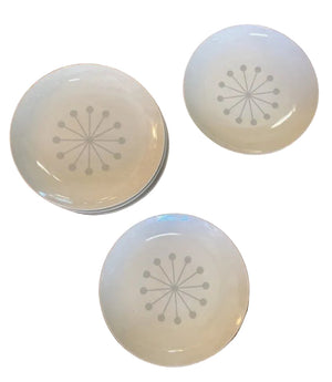 Lot De 6 Assiette En Céramique Bloomingville Grise Modèle Alberte