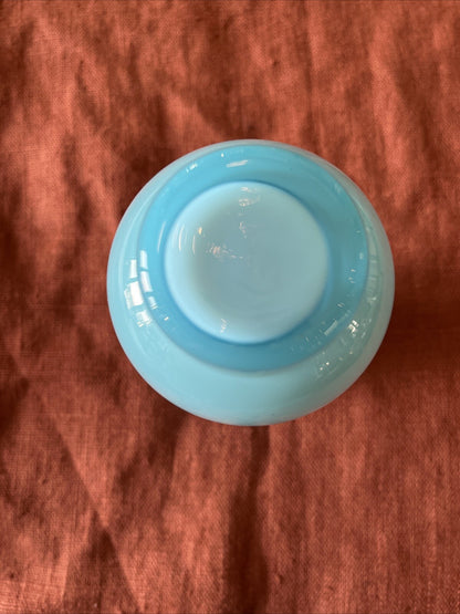 Petit Vase En Opaline Bleu Ciel