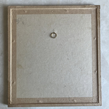 Dessin À L’encre Encadré Signé H.B