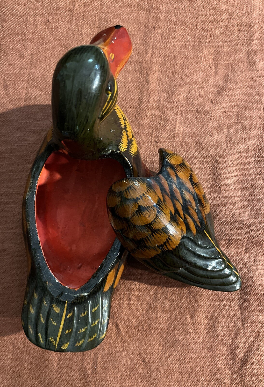 Boîte Décorative En Forme De Canard En Céramique