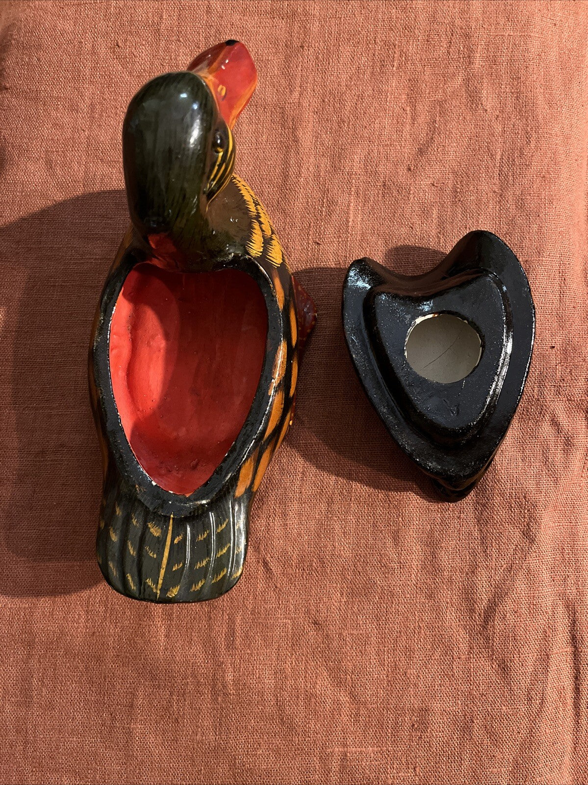 Boîte Décorative En Forme De Canard En Céramique