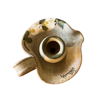 Bougeoir À Main En Céramique Vallauris