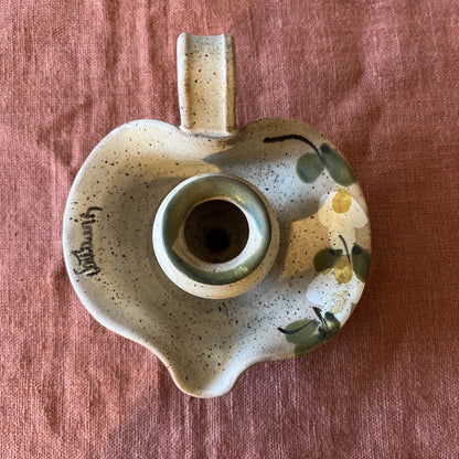 Bougeoir À Main En Céramique Vallauris