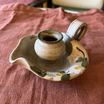 Bougeoir À Main En Céramique Vallauris