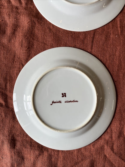 Lot De 2 Assiettes Décoratives La Lavandière