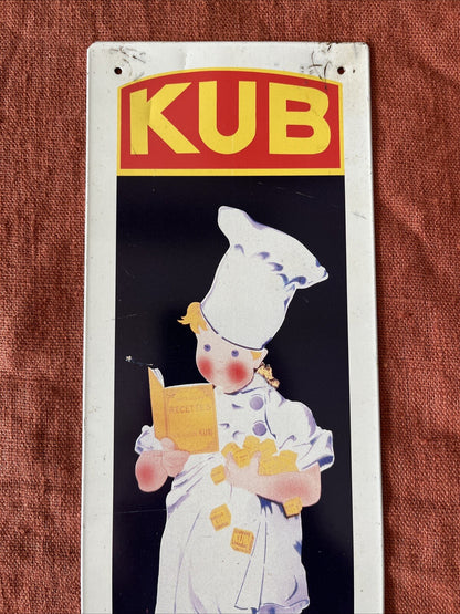 Enseigne Panneau Vintage Publicité Bouillon Kub Plaque