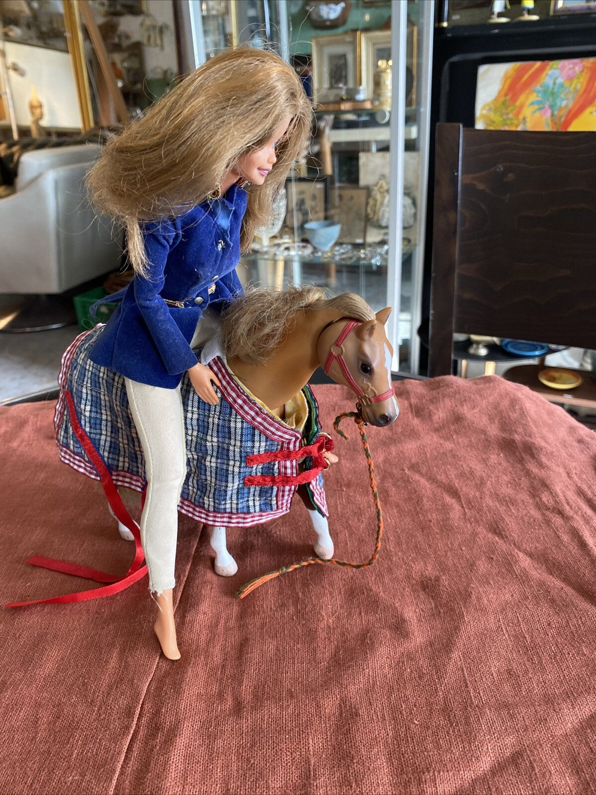 Barbie Cavalière Et Son Cheval Année 90