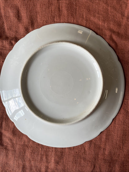 Assiette Décorative En Porcelaine Thème Village