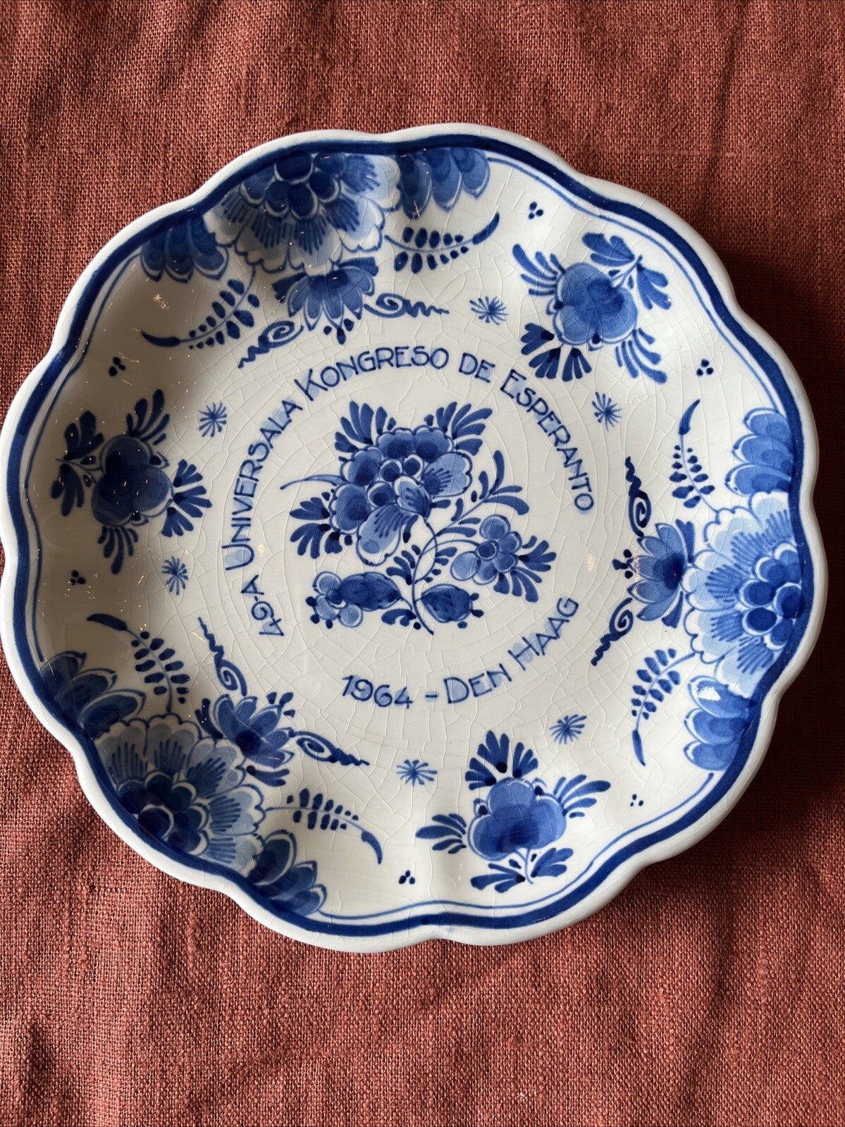 Assiette Décorative Murale 1964 Delft