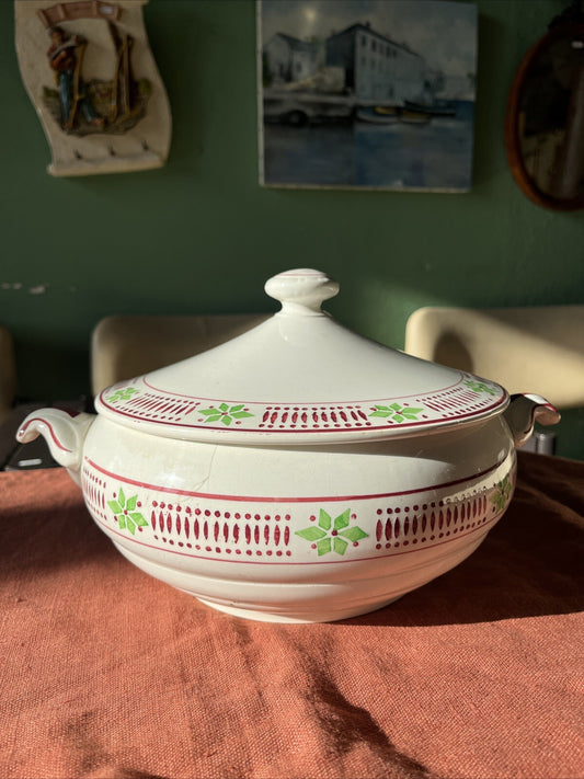 Petite Soupière Sarreguemines Pisé Digoin