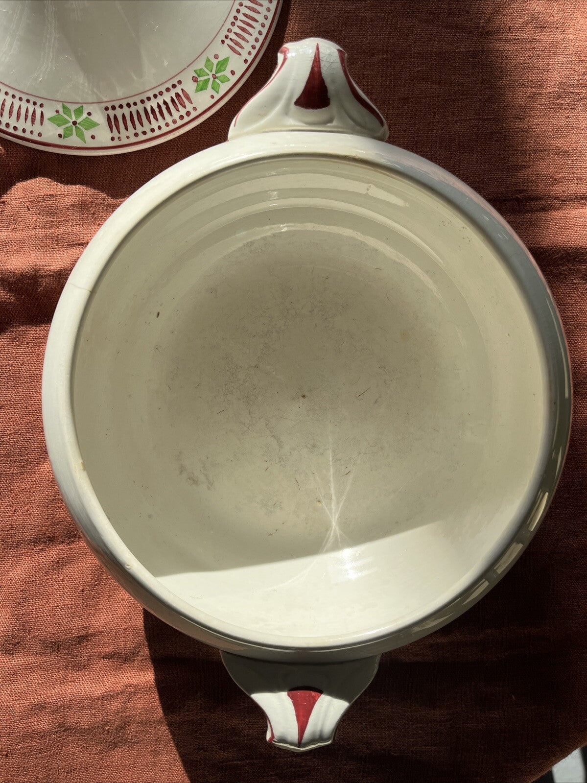Petite Soupière Sarreguemines Pisé Digoin