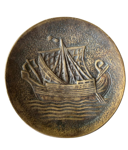 Vide poche/Coupelle en bronze signé Max Le Verrier Cendrier