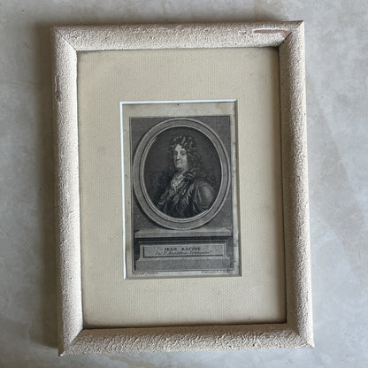 Gravure Jean Racine Peint Par Santerre