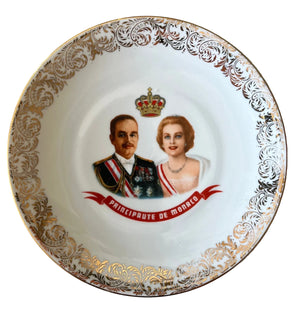 Assiette décorative principauté de Monaco, Limoges