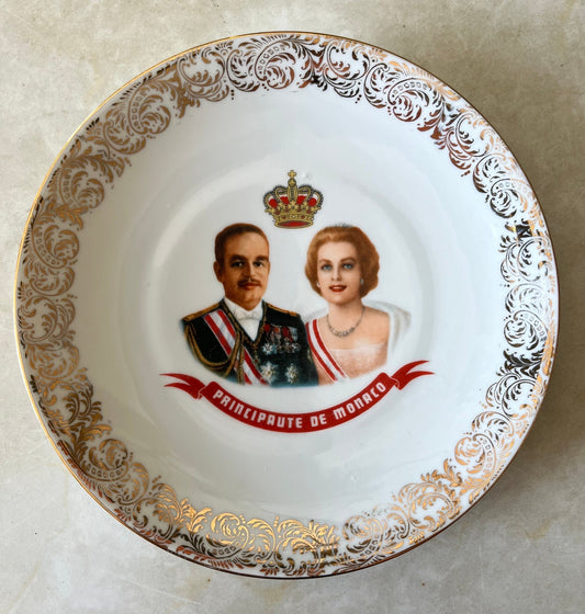 Assiette décorative principauté de Monaco, Limoges